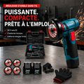 Meuleuse d'Angle Sans Fil 24V – Kit Complet