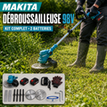 Débroussailleuse sans fil 98V Makita – Kit complet avec 2 batteries et accessoires